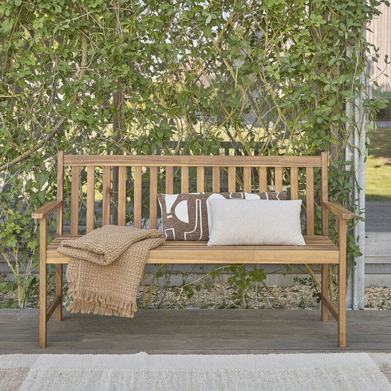 Berah Getah - Banc de jardin en acacia massif 150 cm