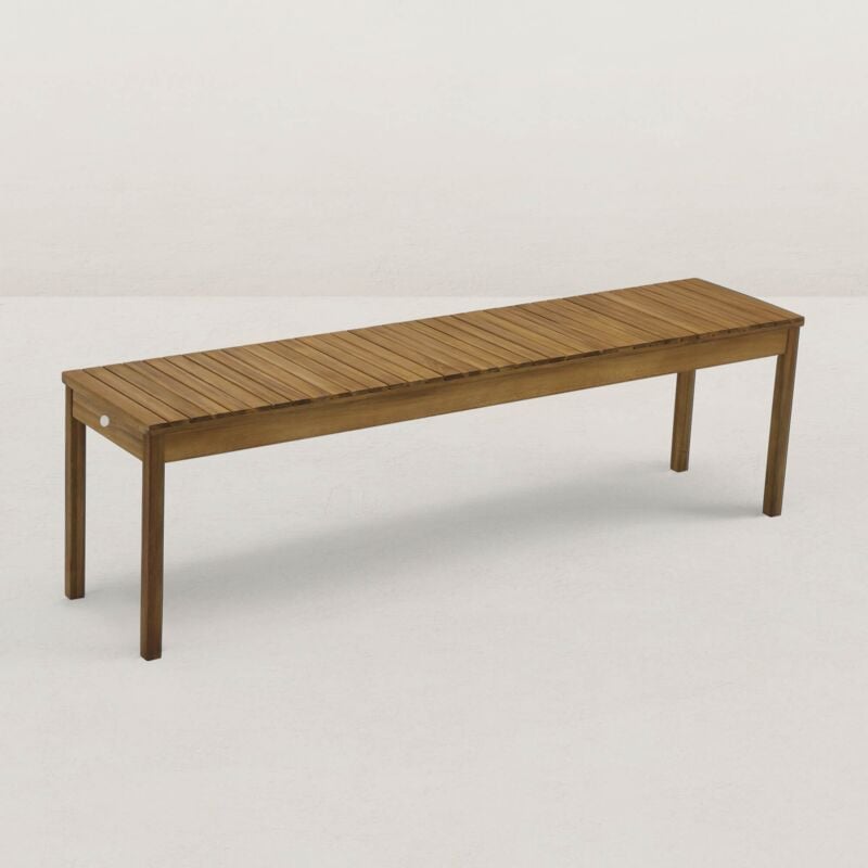 Jj. - Banc de jardin en bois 160cm Jules - 4 pers.