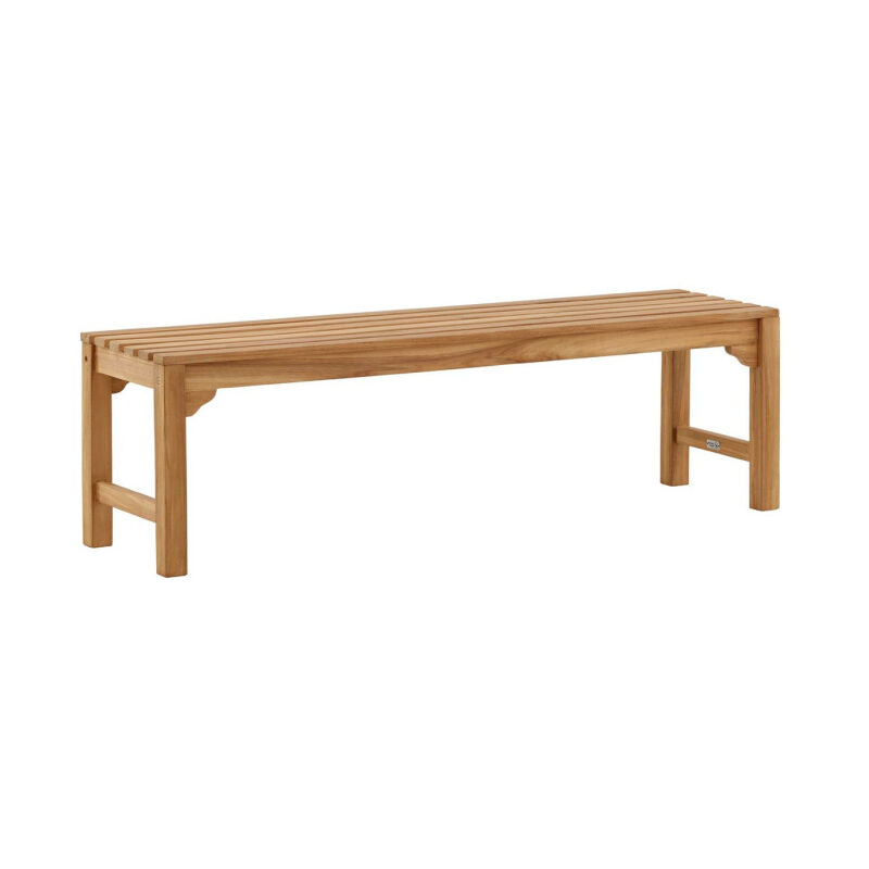 Paris Prix - Banc de Jardin en Teck 'Kenya' 150cm Naturel