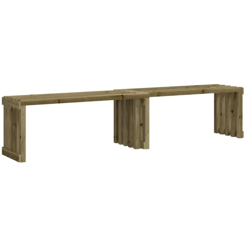 Vidaxl - Banc de jardin extensible 212,5x40,5x45 cm bois de pin imprégné