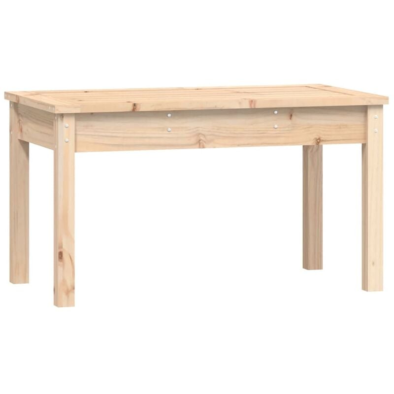 Banc de jardin meuble de patio d'extérieur terrasse 80 x 44 x 45 cm bois massif de pin