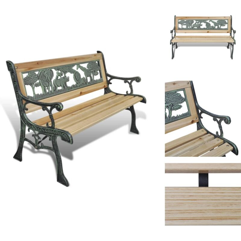 Vidaxl - Banc de jardin pour enfants 84 cm Bois - Banc Enfant - Banc Jardin - Mobilier Jardin - Décoration Extérieur - Meubles Enfants