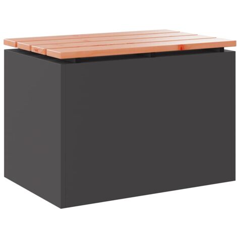 Banc de jardin，Banquette de jardin，Chaise Noir 60 x 40 x 43 cm CFW12101