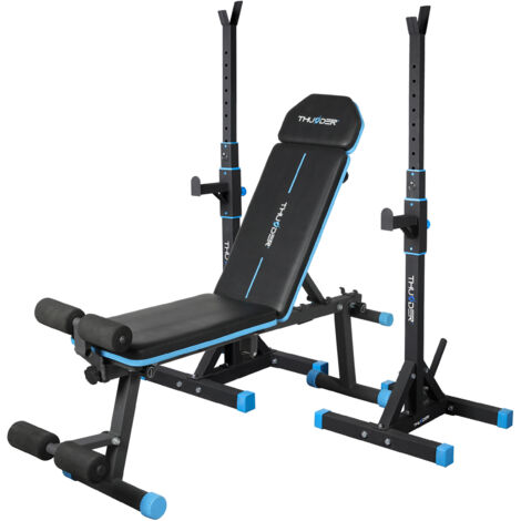Banc de musculation avec support pour barre Thunder® WOXIC-PRESA