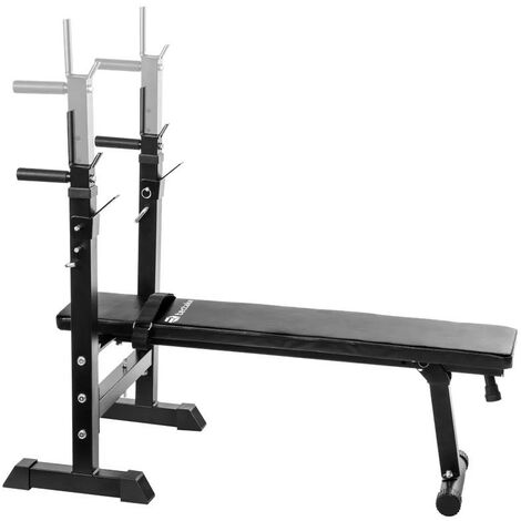 Banc de Musculation Barres d'Haltères et Abdominaux. Confortable et de Qualité