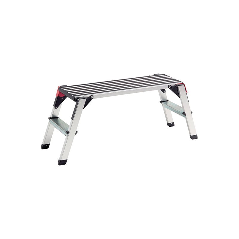 Plateforme de plâtrier pliante 0,96 x 0,30m - Hauteur max. de travail 2,49m - 2374350-02