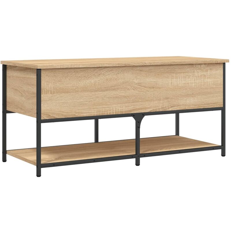 Vidaxl - Banc de rangement chêne sonoma 100x42,5x47 cm bois d'ingénierie