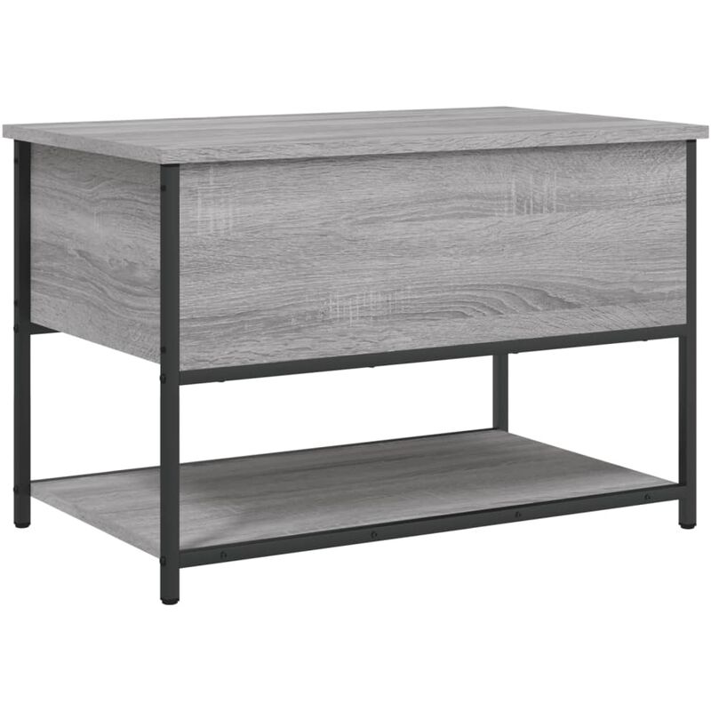 Vidaxl - Banc de rangement sonoma gris 70x42,5x47 cm bois d'ingénierie