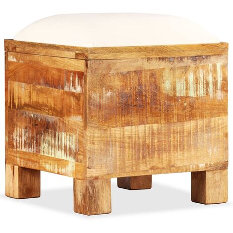 Banc de rangement | Coffre de rangement Bois massif recyclé 40 x 40 x 45 cm 32235 - Brun