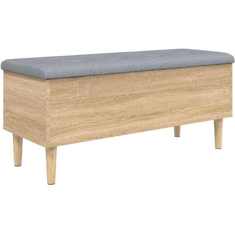 Vidaxl - Banc de rangement chêne sonoma 102x42x46 cm bois d'ingénierie
