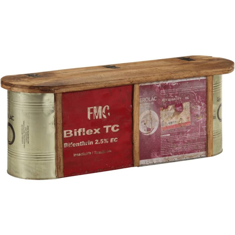 Vidaxl - Banc de rangement/buffet 120x30x40 cm bois de récupération