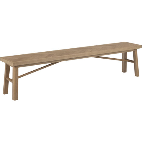 Banc de salle à manger en chêne de style scandinave L200 - WALY