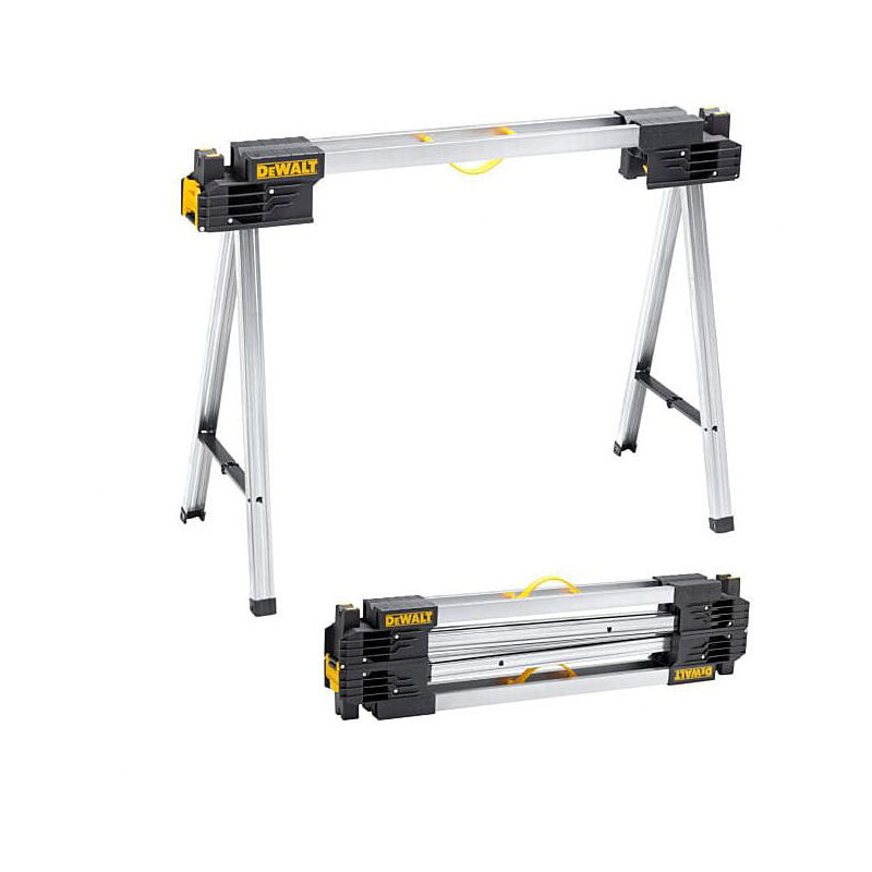 Banc De Travail Compose De 2 Chevalets De Scie Pliants Dewalt Dwst1 75676 3253561756764