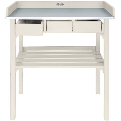 Banc De Travail Valex Avec étagères - Plateau Réglable En Hauteur, Acier Et MDF, Idéal Atelier