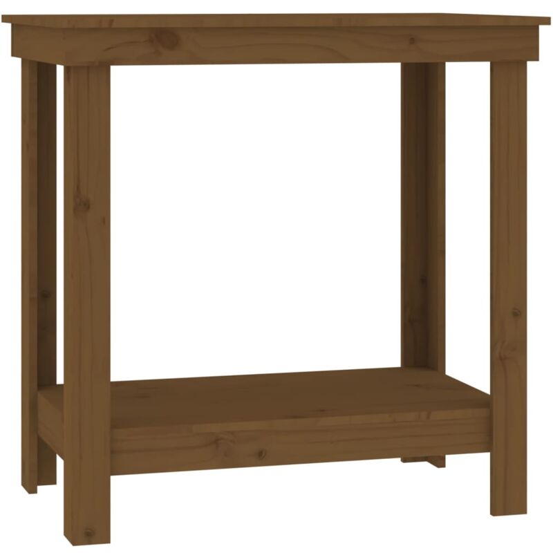 Vidaxl - Banc de travail Marron miel 80x50x80 cm Bois de pin massif