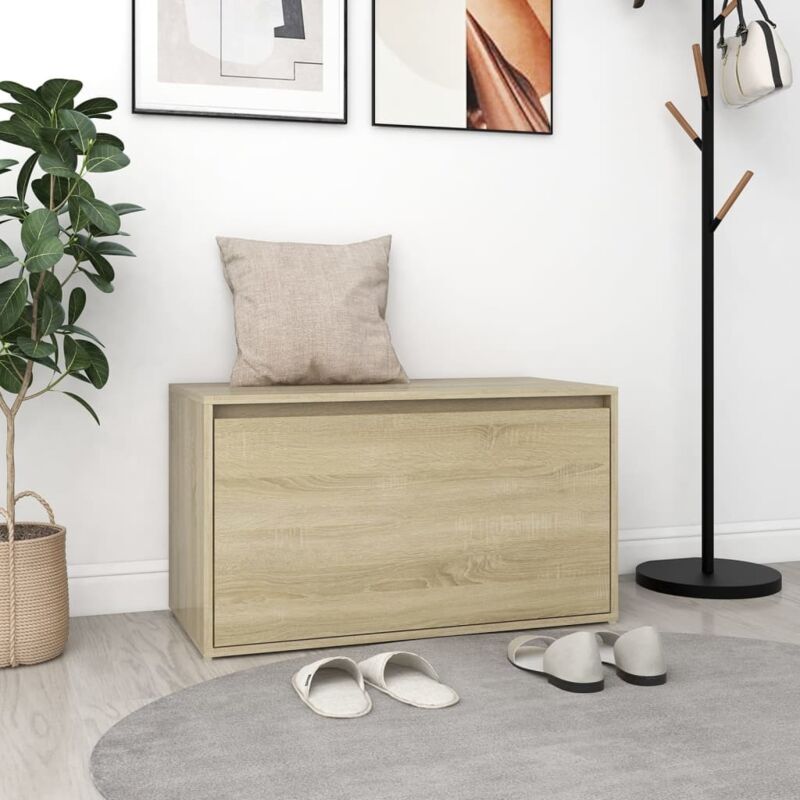 Vidaxl - Banc d'entrée 80x40x45 cm Chêne sonoma Bois d'ingénierie