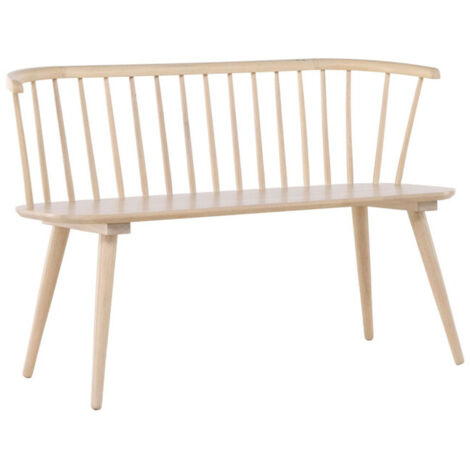 Banc Design en Bois "Bobby" 120cm Naturel