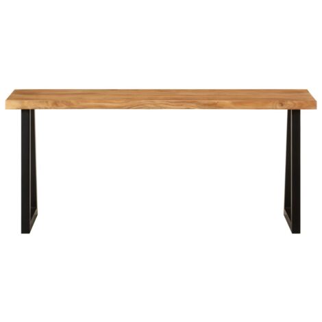 Banc d'intérieur，Banc avec bord vivant 105 cm bois d'acacia massif CFW65445