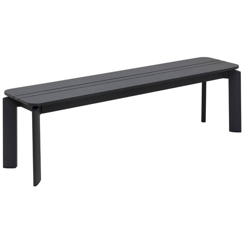 Banc en aluminium gris Apollon