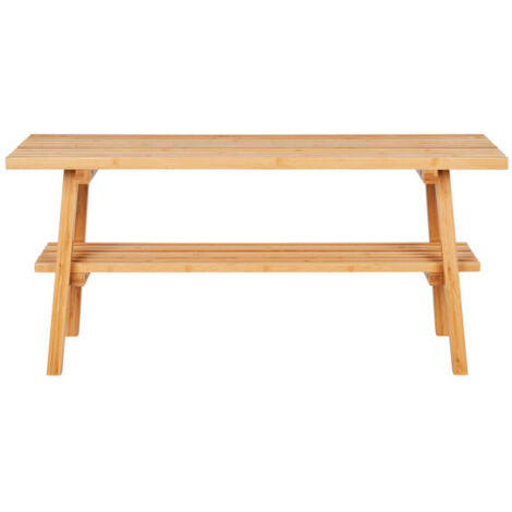 Banc en bambou L70cm - Bois clair - Ember
