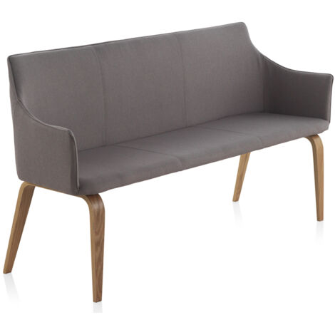 Banc en bois rembourré