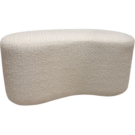 Banc en bouclette et structure en bois, MALO