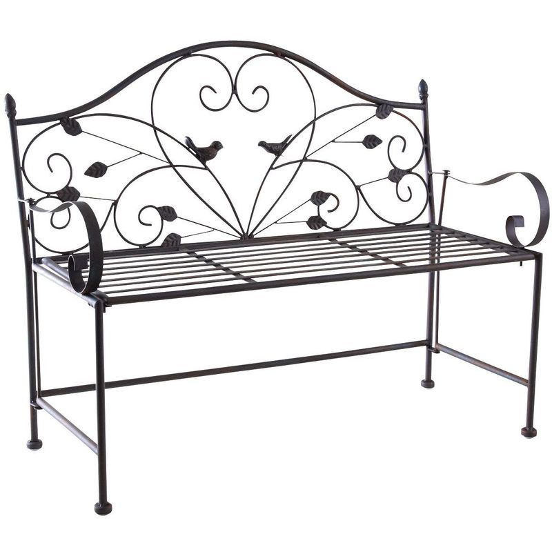 Banc enfant en métal Printemps