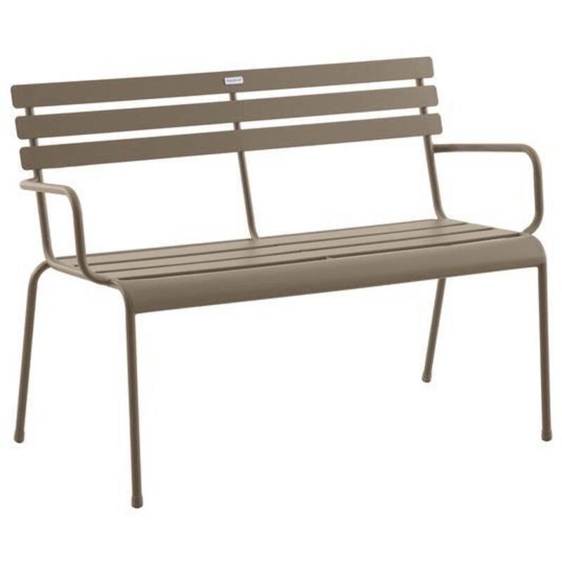 Banc de jardin Greensboro 2 places café - Hespéride