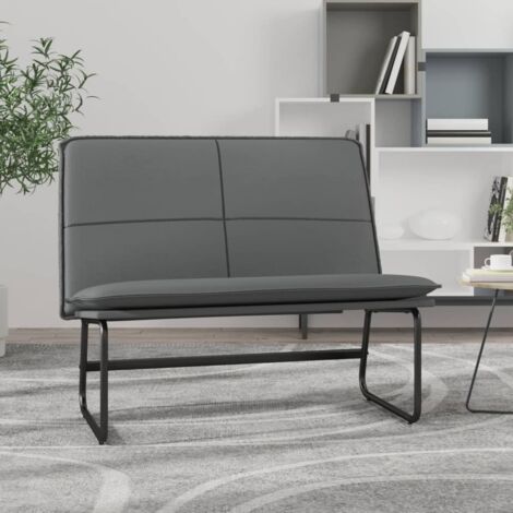 Banc Gris 100x75x76 cm Similicuir vidaXL