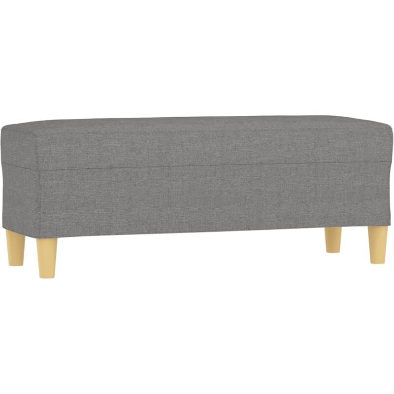 Vidaxl - Banc Gris foncé 100x35x41 cm Tissu