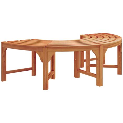 Banc jardin  Banc extérieur  Banquette de jardin d'Arbre Naturel 160 x 80 x 45 cm Bois d'eucalyptus massif