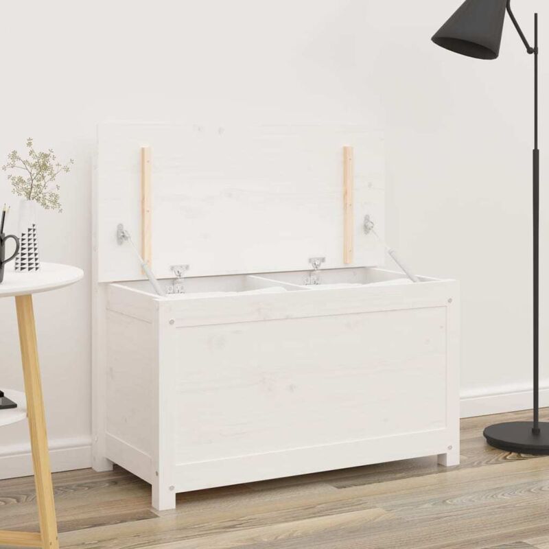Vidaxl - Banc Blanc 80x41x77 cm Bois de pin massif
