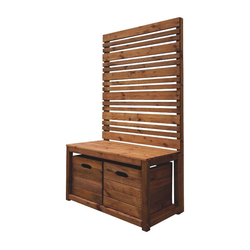 Banc de jardin Duo en bois - l91 cm