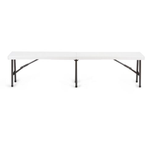Banc Pique-nique Pliant en Résine Gardiun Bremen 184x30,5x44,56 cm