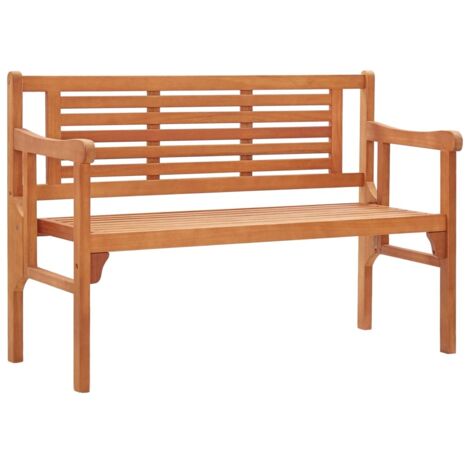 Banc pliable de jardin  Banc extérieur  Banquette de jardin 120 cm Bois d'eucalyptus solide