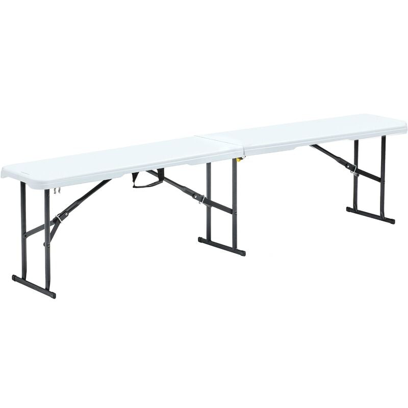 Rekkem - Banc pliable en résine 180 cm