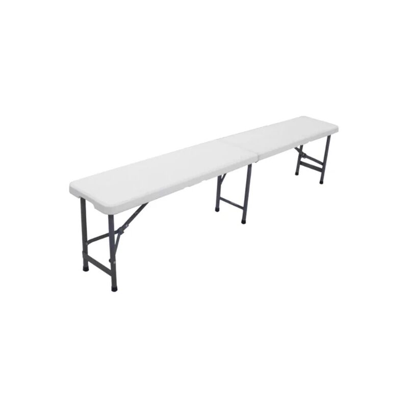 Banc De Réception De Jardin Pliable Blanc Five