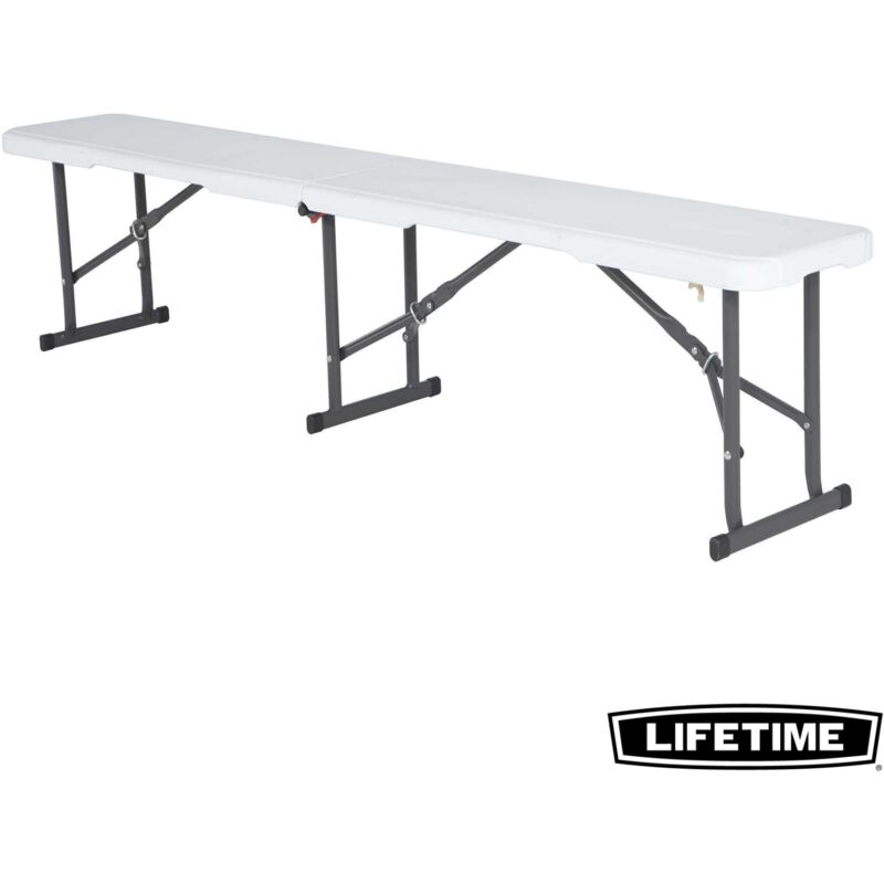 Lifetime banco plegable tipo maletín 183x29x42 cm