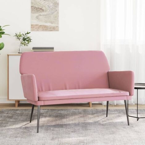 Banc Rose 108x79x79 cm Velours