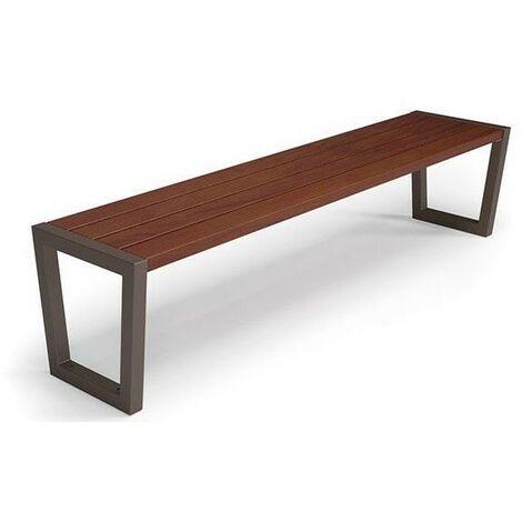 Banc TRAPEZ sans dossier 150 cm - Fixation: à fixer dans le béton