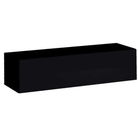 Banc TV Mural Design "Switch" 120cm Noir
