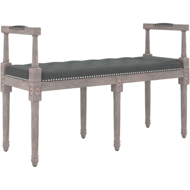 Vidaxl - Banc Gris foncé 110x40x70 cm Tissu