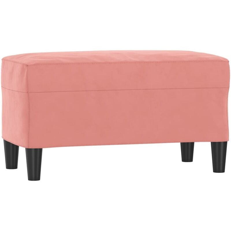 Vidaxl - Banc Rose 70x35x41 cm Velours