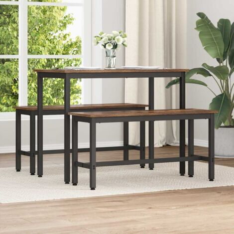 Banca de Comedor Roble ahumado 100 x 32,5 x 48,5 cm