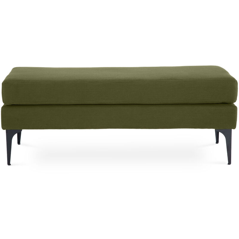 Sicaan - Banc/bout de lit max velours côtelé kaki