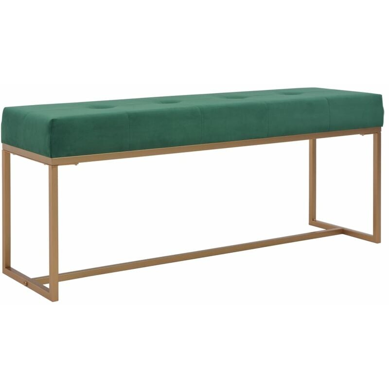 

Banco 120 cm terciopelo verde - Verde