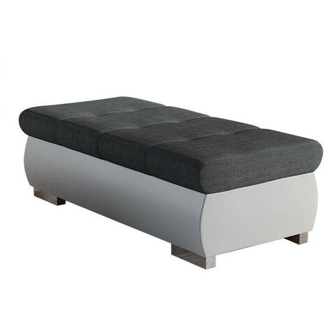 Banco acolchado Comfivo 123, Soft 017 + Lux 06, 39x60x120cm, Diámetro: 0, Cuero ecológico + Tapiz, Patas: Metal, 0