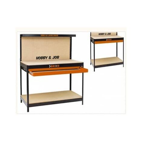BANCO BANCHI DA LAVORO BRIXO MOD HOBBY&JOB C/PANNELLO PORTATTREZZI (51313)