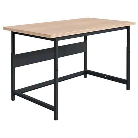 Banco da lavoro per officina regolabile in altezza - 1200x750x764/1044mm - Antracite RAL5016 - W010020520-GA