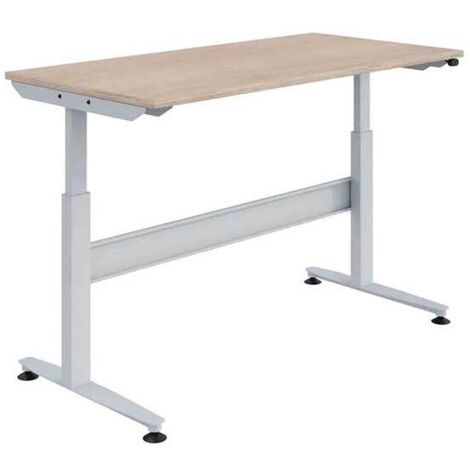 Banco da lavoro per officina regolabile in altezza - Carico mass. 140 kg - Dimensioni 1800x750x724/1124 mm - W010140005